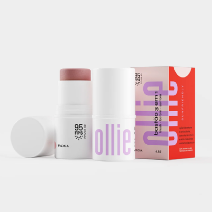 OLLIE BLUSH BATOM E SOMBRA FPS 95 ROSA