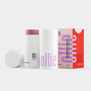 OLLIE BLUSH BATOM E SOMBRA FPS 95 ROSA