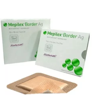 MEPILEX BORDER AG 10X10 CM