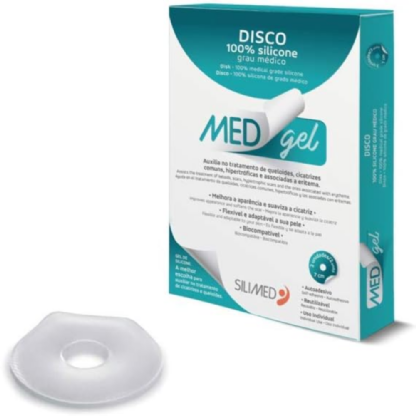 MEDGEL DISCO 7CM 2UN  (CURATIVO DE SILICONE P CICATRIZ)