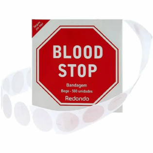CURATIVO BLOOD STOP (BLOOD STOP) BEGE CX C/ 500