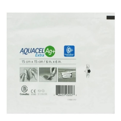 AQUACEL AG + EXTRA (PRATA) | Curativo Estéril 15 x 15 cm