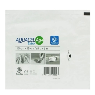 AQUACEL AG + EXTRA (PRATA) | Curativo Estéril 15 x 15 cm