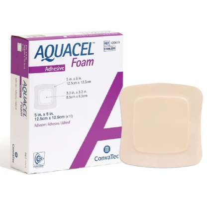 AQUACEL FOAM 12,5X12,5 COM ADESIVO