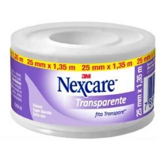 FITA TRANSPARENTE 25MM X 1,35M 3M NEXCARE