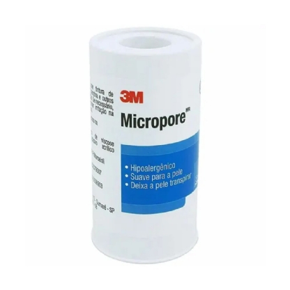 FITA MICROPORE 100 X 10M C/ CAPA 3M