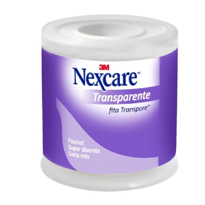 FITA TRANSPARENTE TRANSPORE 100 CM X 4.5MT