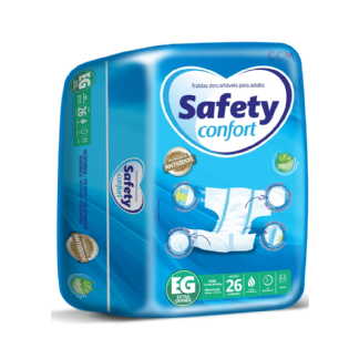 FRALDA SAFETY CONFORT ECONOMICA EG C/26