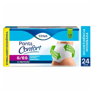 FRALDA TENA PANTS CONFORT G/EG 24 UN