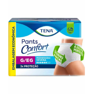 FRALDA TENA PANTS CONFORT G/EG 16 UND  