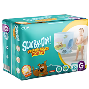 Fralda Scooby Doo Calça Jumbo | Conforto e Proteção para Seu Bebê