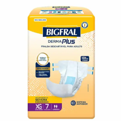 FRALDA BIGFRAL DERMA PLUS 7UN XG (E)
