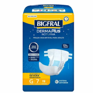 FRALDA BIGFRAL NOTURNA G PCT 7UNID