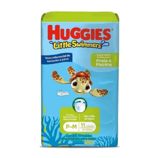 FRALDA HUGGIES LITTLE SWIMMERS M PC 11 (PISCINA) 9 A 12,5 KG