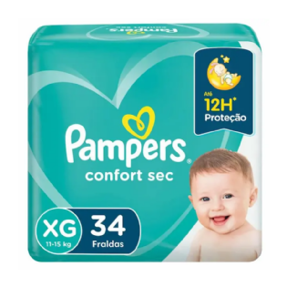 FRALDA. PAMPERS. CONFOR SEC XG  C/34