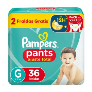 FRALDA PAMPERS PANTS MEGA G C/36