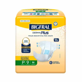 FRALDA BIGFRAL DERMA PLUS P PCT 09 UN