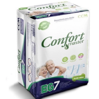 Fralda Confort Master | Pacote com 7 Unidades - Tamanho EG