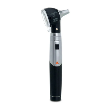 OTOSCOPIO PRETO MINI3000 FO LED + CABO MINI + 10 ESP REF.00870110 PR