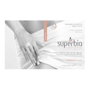ADESIVOS ANTISSINAIS DE SILICONE PARA REJUVENESCIMENTO DAS MAOS SUPERBIA