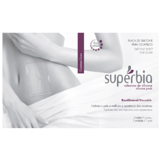 ADESIVOS ANTISSINAIS DE SILICONE PARA TRATAMENTO DE CICATRIZES SUPERBIA  