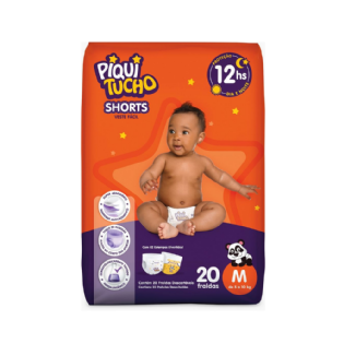 FRALDA SHORTS PIQUITUCHO | Tamanho JUMBINHO M