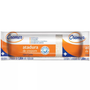 Atadura Crep Cysne 10cm x 1,80m | Pacote com 12 Unidades