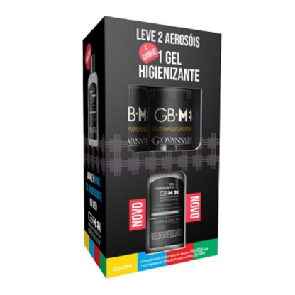GIOVANNA BABY ESTOJO MEN 2 AERO ACTIVE + 1 GEL HIG 60ML