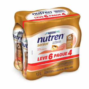 NUTREN SENIOR MIX FRUTAS KIT C/6 200ML