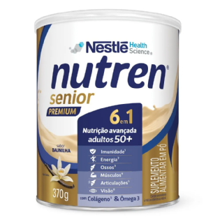 NUTREN SENIOR PREMIUM PO BAUNILHA 370G