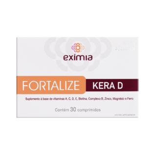EXIMIA FORTALIZE KERA D COM 30 COMPRIMIDOS