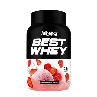 BEST WHEY STRAWBERRY MILKSHAKE ATLHETICA NUTRITION 900G