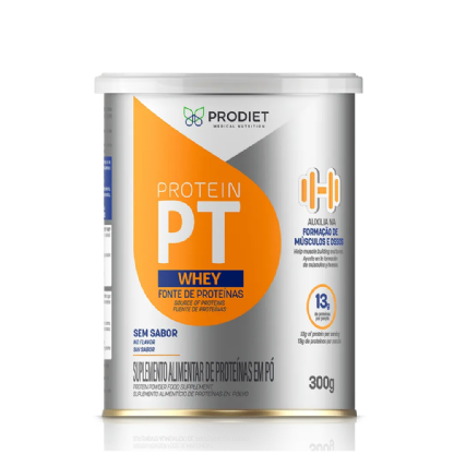 PRODIET PROTEINPT WHEY SEM SABOR LATA 300G