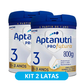 Kit com 2 Fórmulas Infantis Aptanutri Profutura 3 - 800g