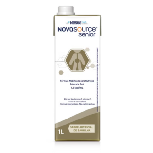 NOVASOURCE SENIOR BAUNILHA 1L | Nutrição Especializada para Idosos