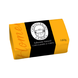 SABONETE BARRA GIORNO BAGNO UOMO AMARELO 180G