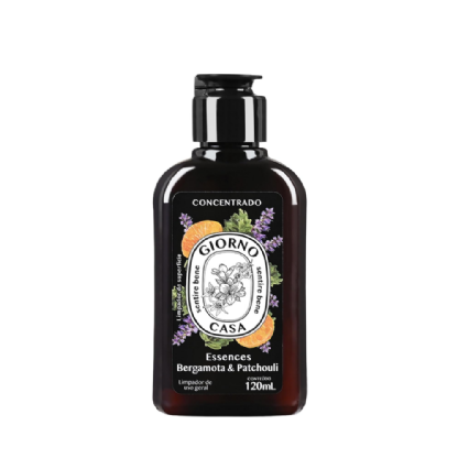 GIORNO Limpador Concentrado para Superfícies | Bergamota e Patchouli 120ml - Marrom