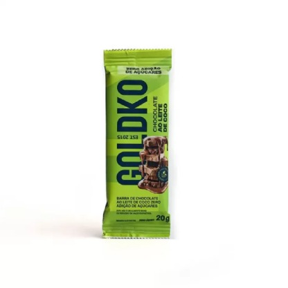 GOLDKO DISPLAY CHOC AO LEITE DE COCO 20G.