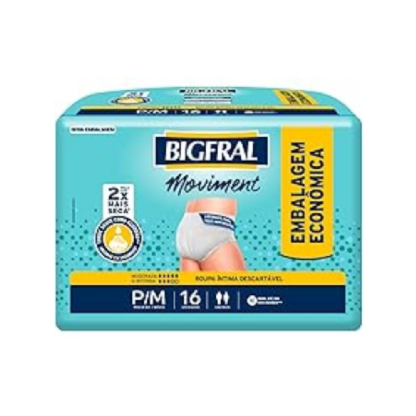 Fralda Ger Bigfral Moviment P | Conforto e Proteção para Bebês
