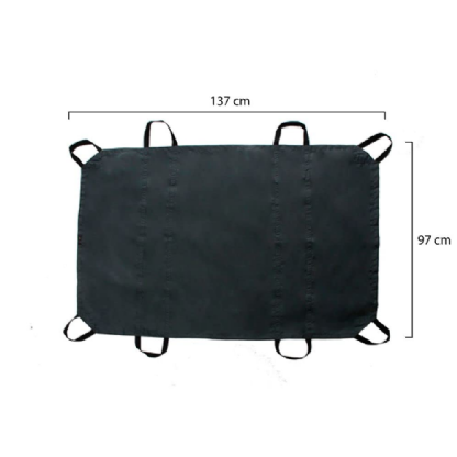 LENCOL DE TRANSFERENCIA PRETO 6 ALCAS 100 KG
