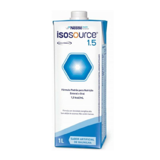ISOSOURCE 1.5 S | Sacarose Sem Sabor - Frasco de 1 Litro