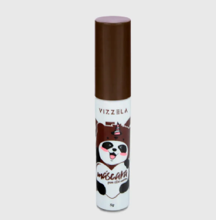 VIZZELA MÁSCARA P/ CÍLIOS BIG NO PANDA BROWN MARROM VOLUME