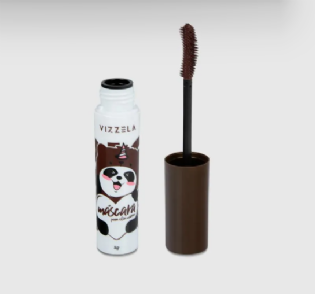 VIZZELA MÁSCARA P/ CÍLIOS NO PANDA BROWN MARROM ALONGA