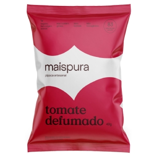 PIPOCA ARTESANAL TOMATE DEFUMADO 40G MAIS PURA
