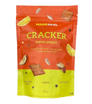 MADEREAL CRACKER LEMON PEPPER POCKET 25G