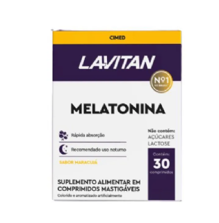 CIMED LAVITAN MELATONINA 0,21MG MARACUJA 30CP