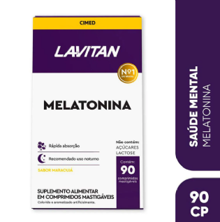 CIMED LAVITAN MELATONINA 0,21MG MARACUJA 90CP