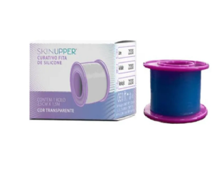 CURAT FITA GEL SILIC.P/QUELOIDE RL TRAN 02,50cm x 1,50m SKINUPPER