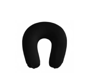 NECK PILLOW MEDIO COR PRETA VISCO ELASTICO