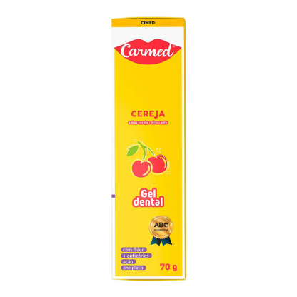 CIMED CARMED GEL DENTAL C/FLUOR BG70G CEREJA
